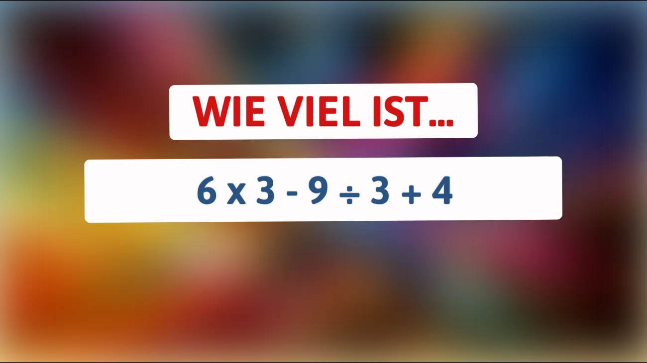 Nur 1% der Menschen kann dieses mathematische Rätsel lösen – gehörst du dazu?"