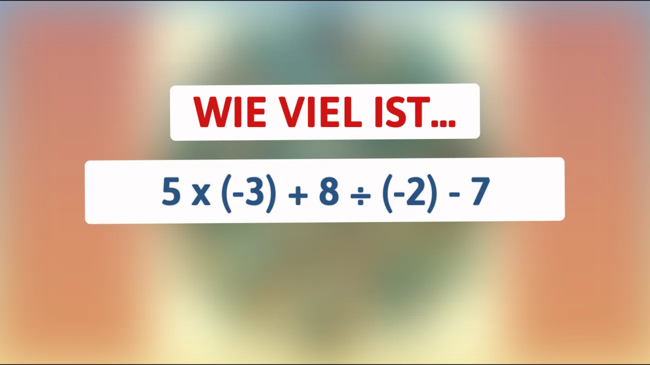 Nur 5% lösen dieses mathematische Rätsel richtig: Bist du schlau genug, um es zu knacken?"