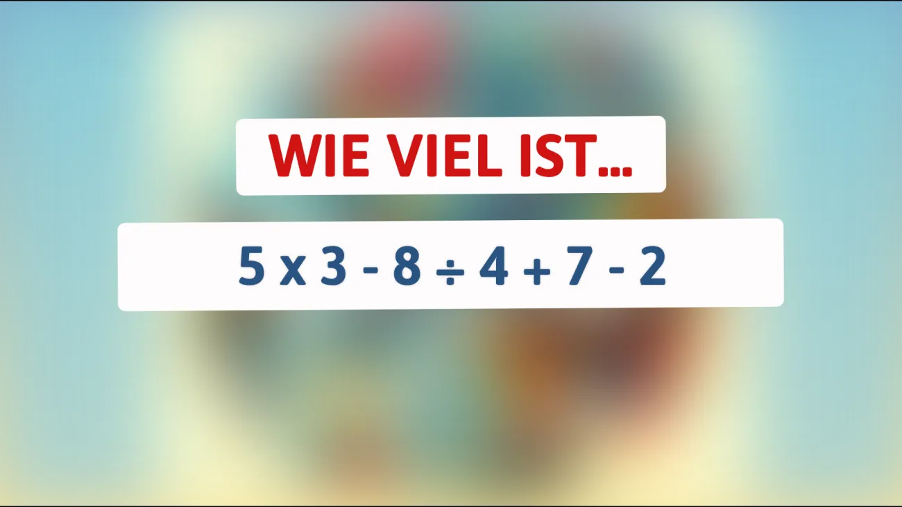 Nur Genies können dieses mathematische Rätsel auf Anhieb lösen – hast du, was es braucht?"