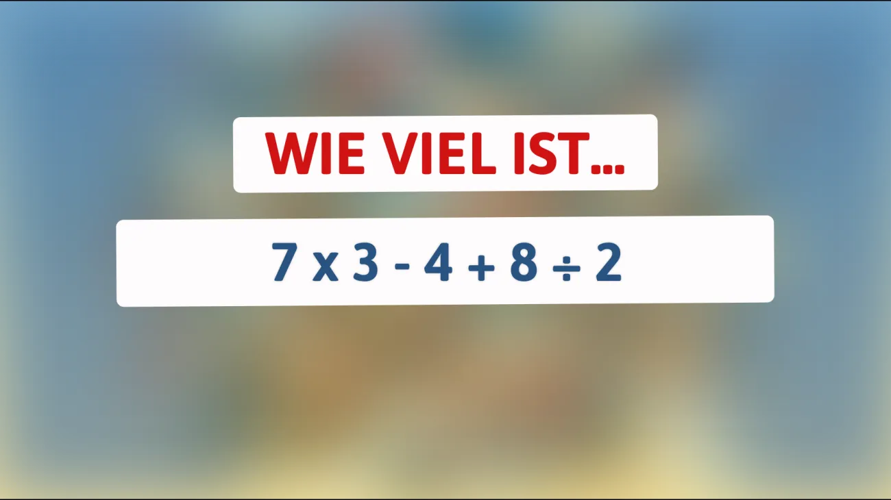 Nur Genies kommen drauf: Kannst du dieses mathematische Rätsel lösen?"