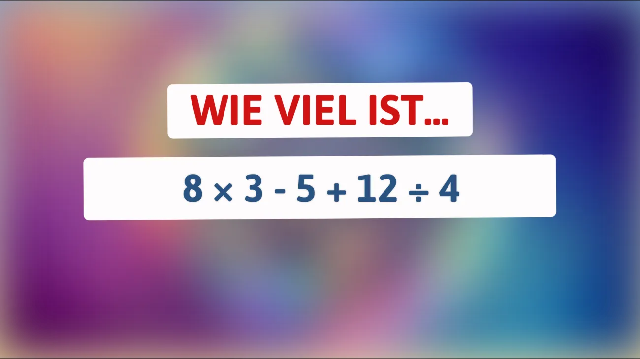 Nur echte Genies lösen dieses knifflige Mathe-Rätsel: Kannst du es?"